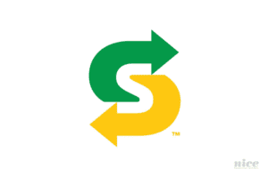 Green And Yellow Arrows Form An “S” Shape On A White Background, With The Green Arrow Pointing Right And The Yellow Arrow Pointing Left.